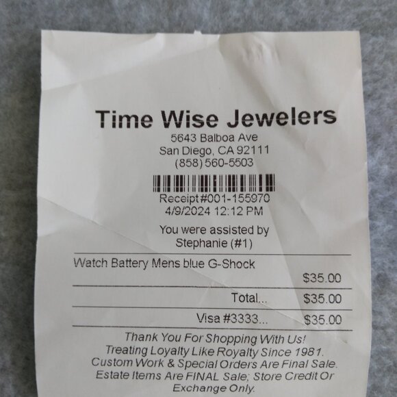 CASIO G-Shock DW004S-2V 1627 men's G-LIDE Blue "Rocky Point" new battery! - Picture 9 of 11